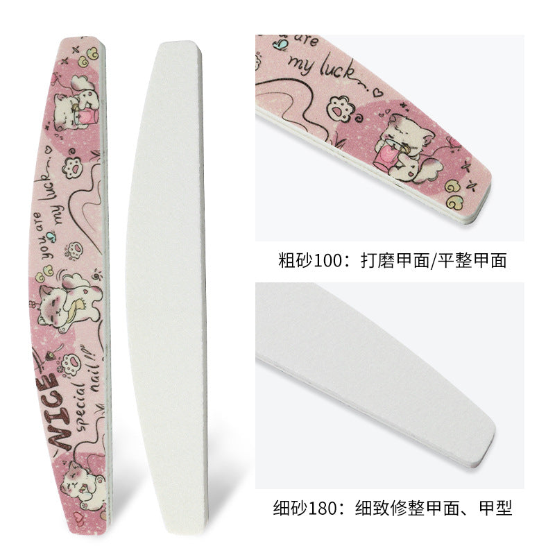 High elasticity high-quality sponge for nail technicians Sponge Scrub Colorful Exquisite Cartoon Cat Nail Art Tools In Stock