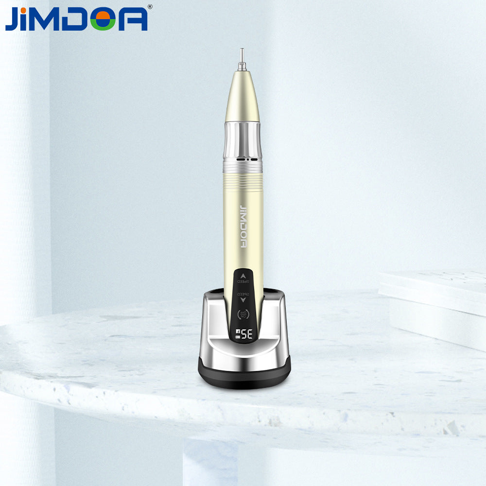 JMD-109S Professional Electric Nail Drill Portable 35000 RPM Rechargeable Nail Salon Special Pen-Type Nail Drill