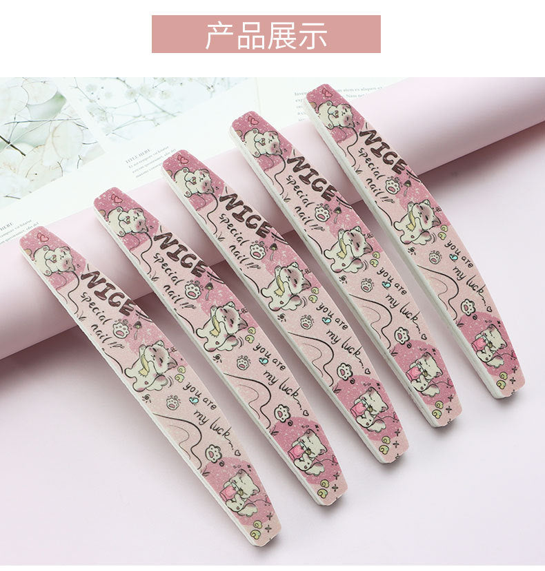 High elasticity high-quality sponge for nail technicians Sponge Scrub Colorful Exquisite Cartoon Cat Nail Art Tools In Stock