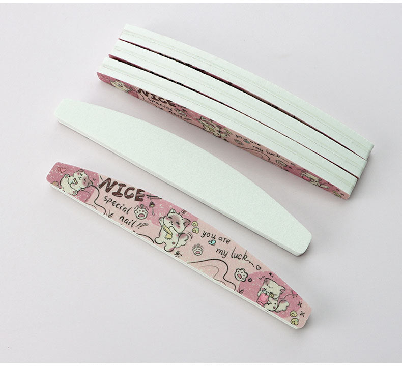 High elasticity high-quality sponge for nail technicians Sponge Scrub Colorful Exquisite Cartoon Cat Nail Art Tools In Stock