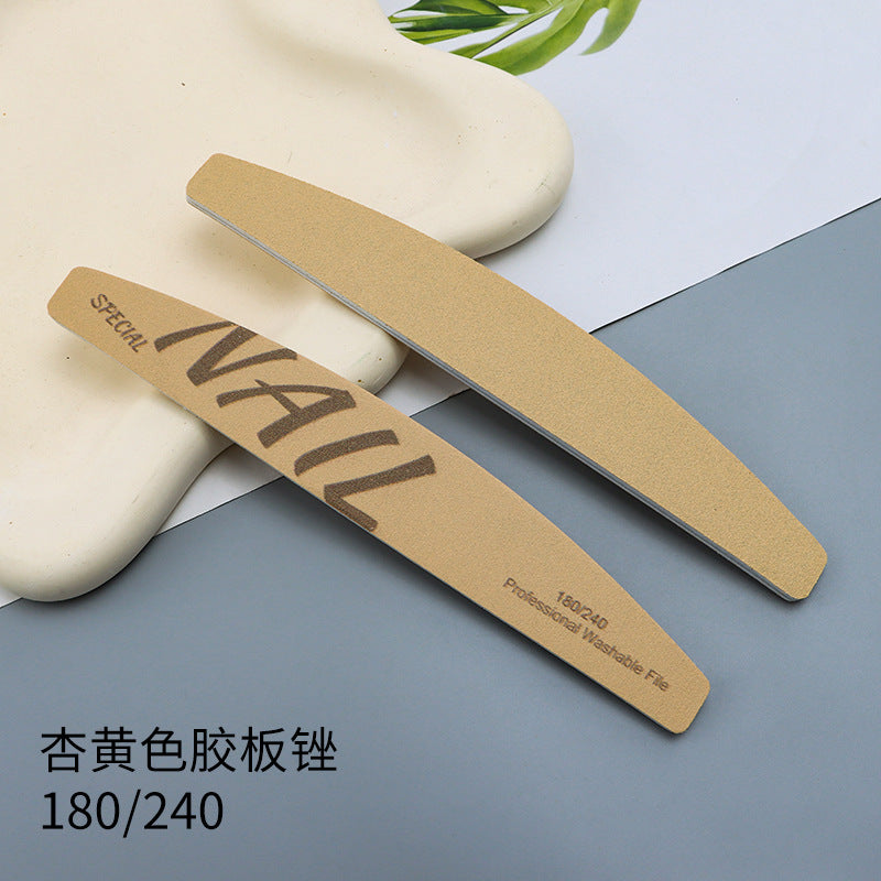 Russian-style High-quality Professional Nail Technician Specialized Nail File Sponge Scrub Double-sided rubbing strips can be washed repeatedly