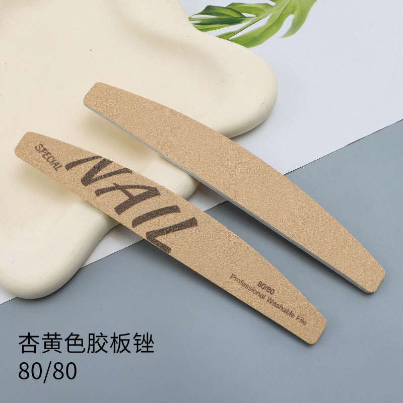Russian-style High-quality Professional Nail Technician Specialized Nail File Sponge Scrub Double-sided rubbing strips can be washed repeatedly