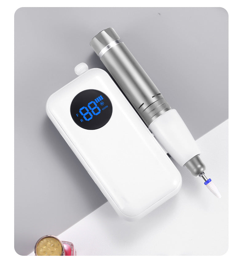 Hot-Selling Portable Nail Drill Long Battery Life Nail File Professional Manicure Machine Rechargeable Nail Drill