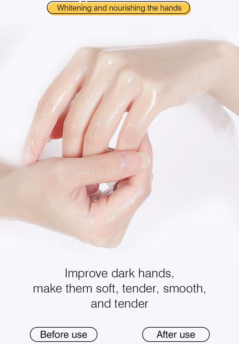 Cross-border In-stock Hand Mask Foot Mask ZOZU Skin Rejuvenation Honey Ginger Nourishing Hand and Foot Care Cross-Border Foreign Trade Factory Direct Sales