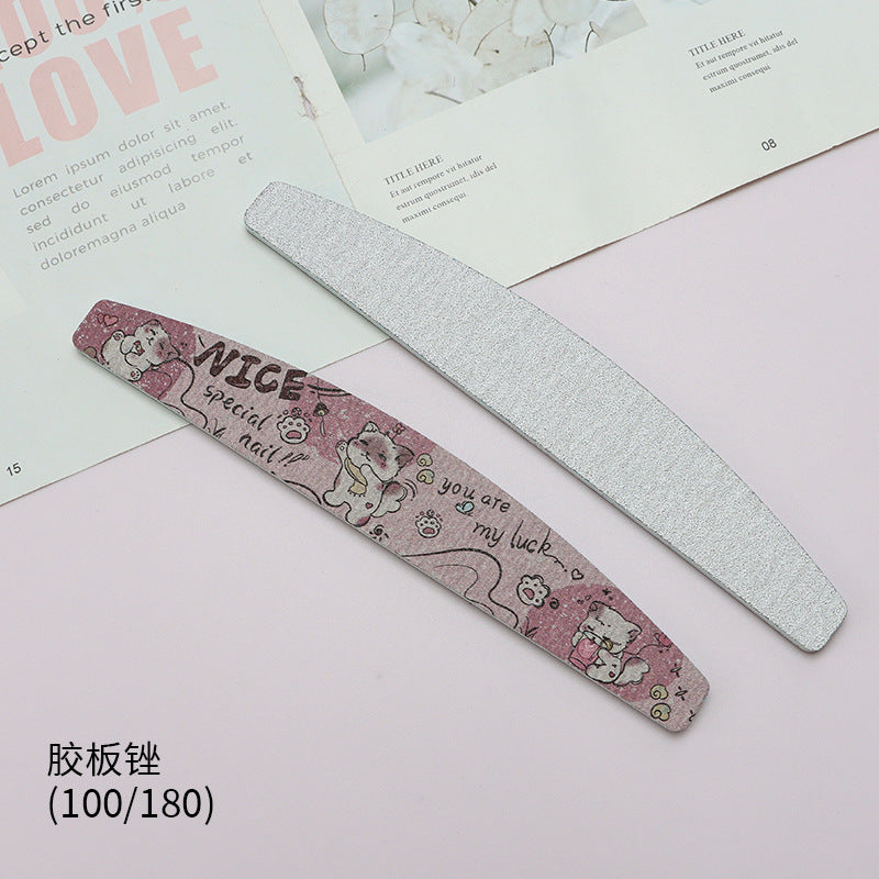 High elasticity high-quality sponge for nail technicians Sponge Scrub Colorful Exquisite Cartoon Cat Nail Art Tools In Stock