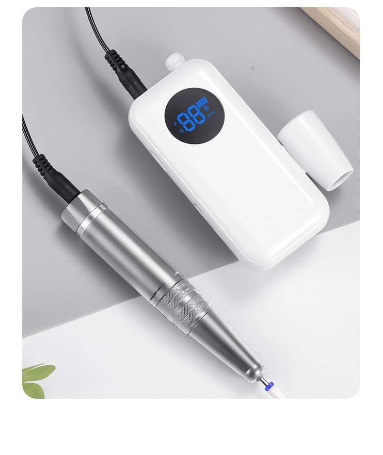 Hot-Selling Portable Nail Drill Long Battery Life Nail File Professional Manicure Machine Rechargeable Nail Drill