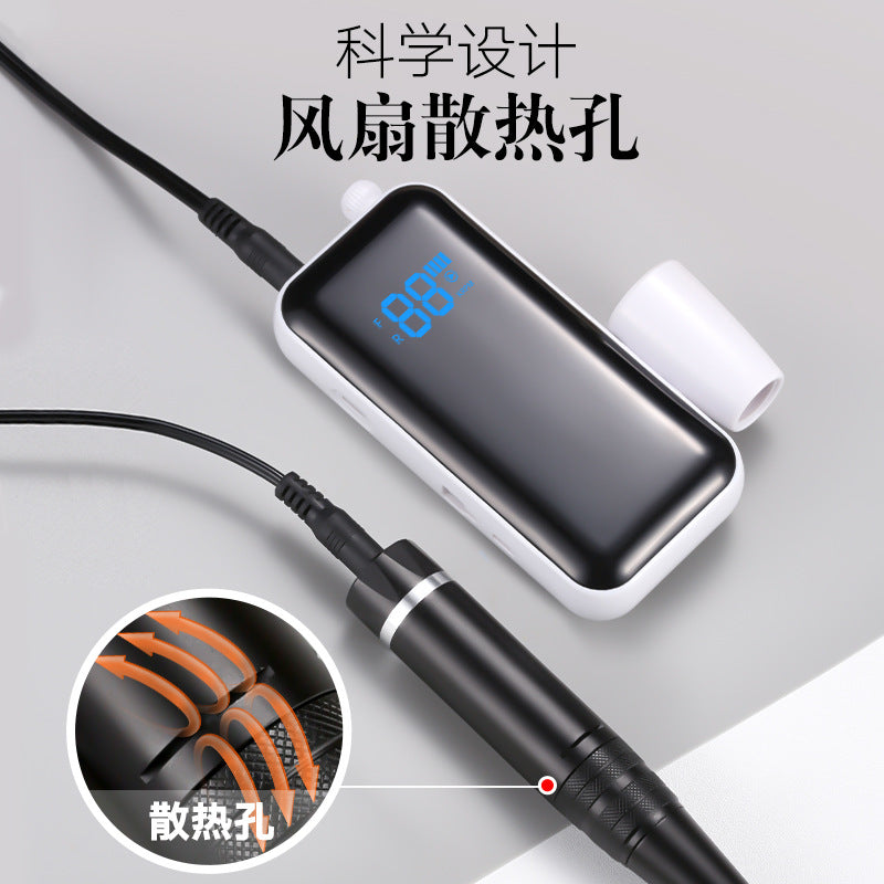 Hot-Selling Portable Nail Drill Long Battery Life Nail File Professional Manicure Machine Rechargeable Nail Drill