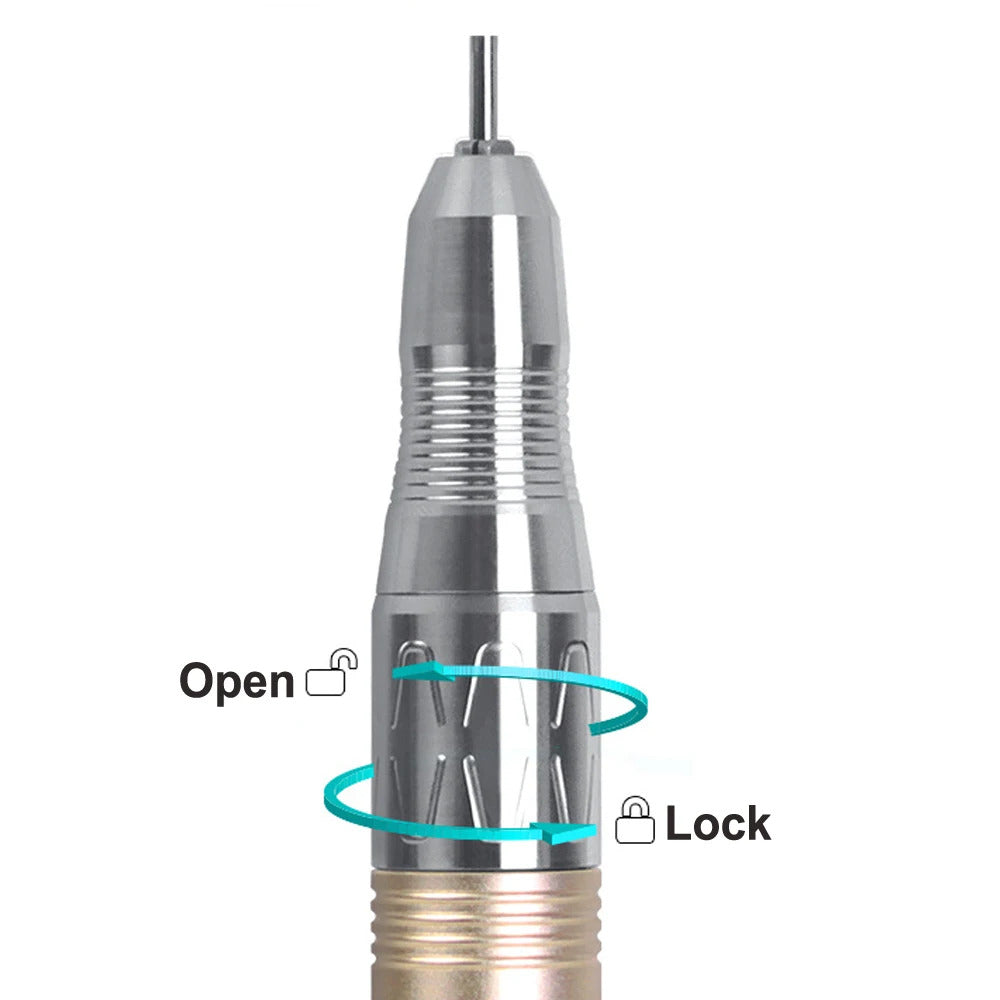 JMD 219 Brushless Nail Drill Portable Back Hanging with Base 35000 RPM Nail Polish Remover