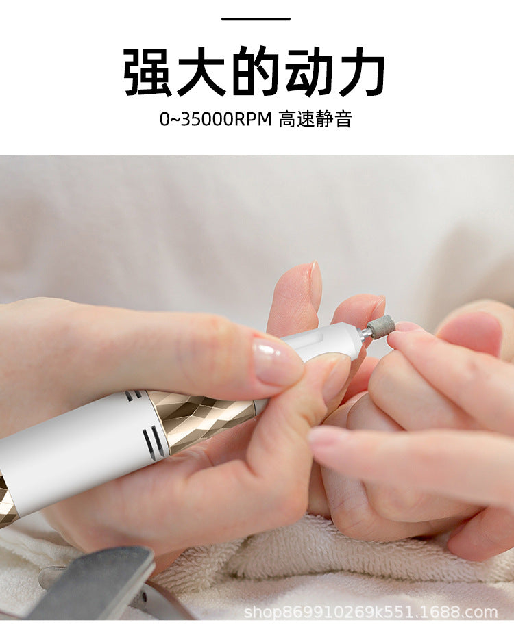 Factory Cross-Border New Model 35000 High Speed Silent Nail Drill Nail Salon Nail Removal Tool
