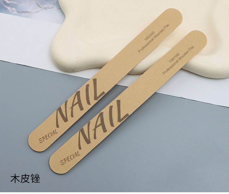 Russian-style High-quality Professional Nail Technician Specialized Nail File Sponge Scrub Double-sided rubbing strips can be washed repeatedly