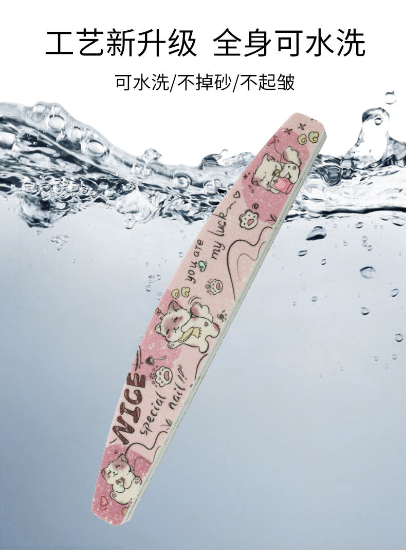 High elasticity high-quality sponge for nail technicians Sponge Scrub Colorful Exquisite Cartoon Cat Nail Art Tools In Stock