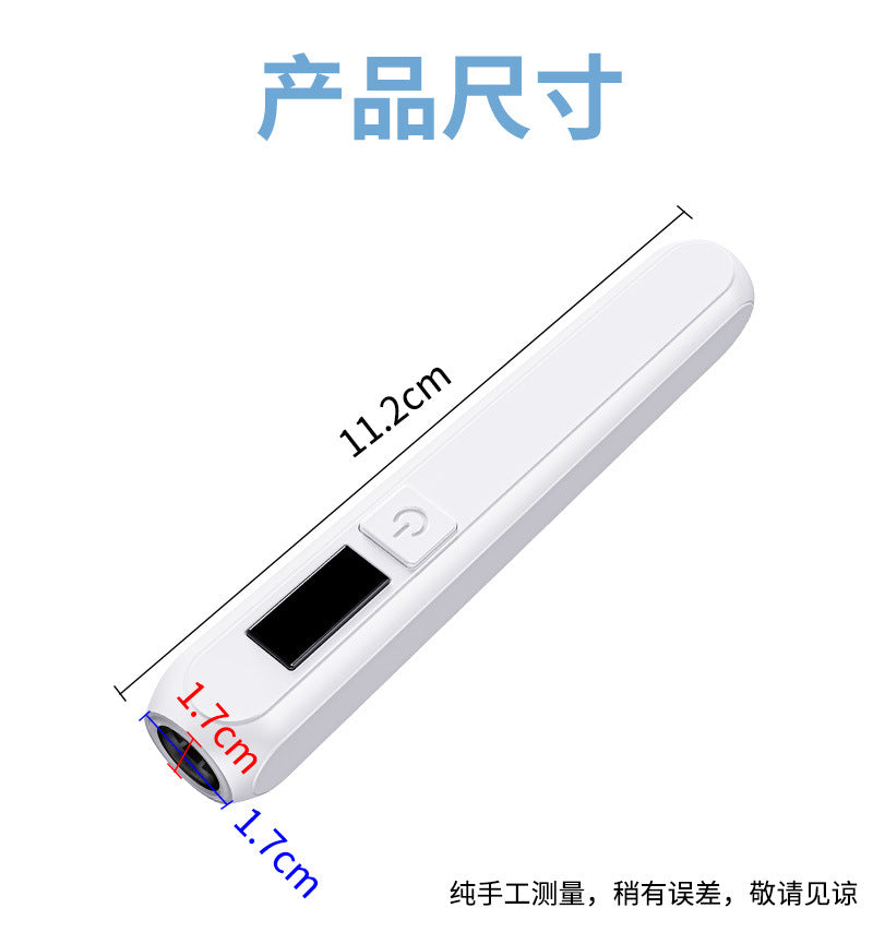 Rechargeable Nail Lamp LED Screen Display Wearable Nail Curing Lamp