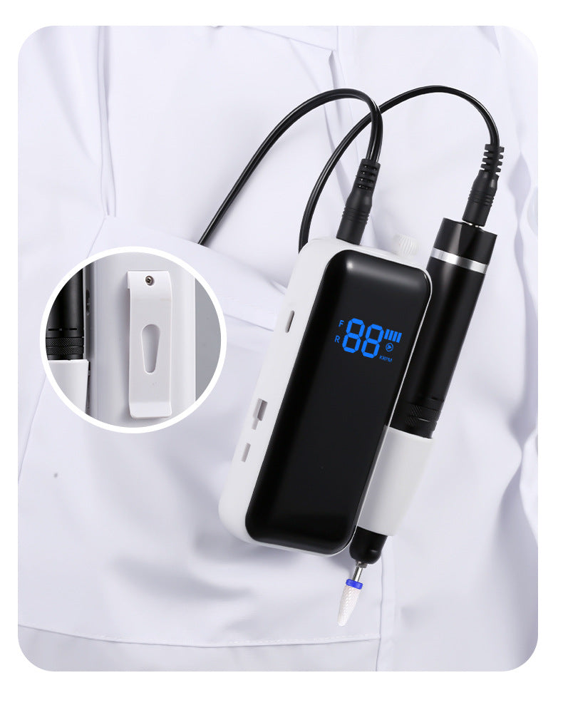 Hot-Selling Portable Nail Drill Long Battery Life Nail File Professional Manicure Machine Rechargeable Nail Drill