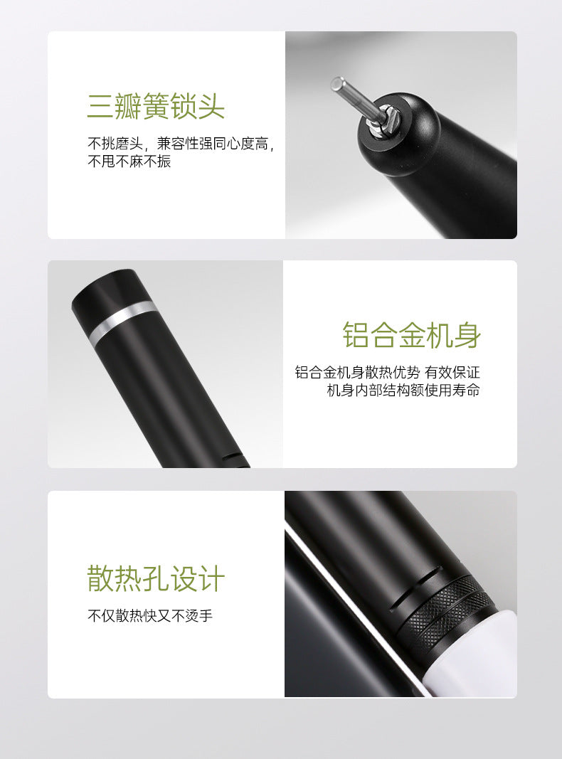 Hot-Selling Portable Nail Drill Long Battery Life Nail File Professional Manicure Machine Rechargeable Nail Drill