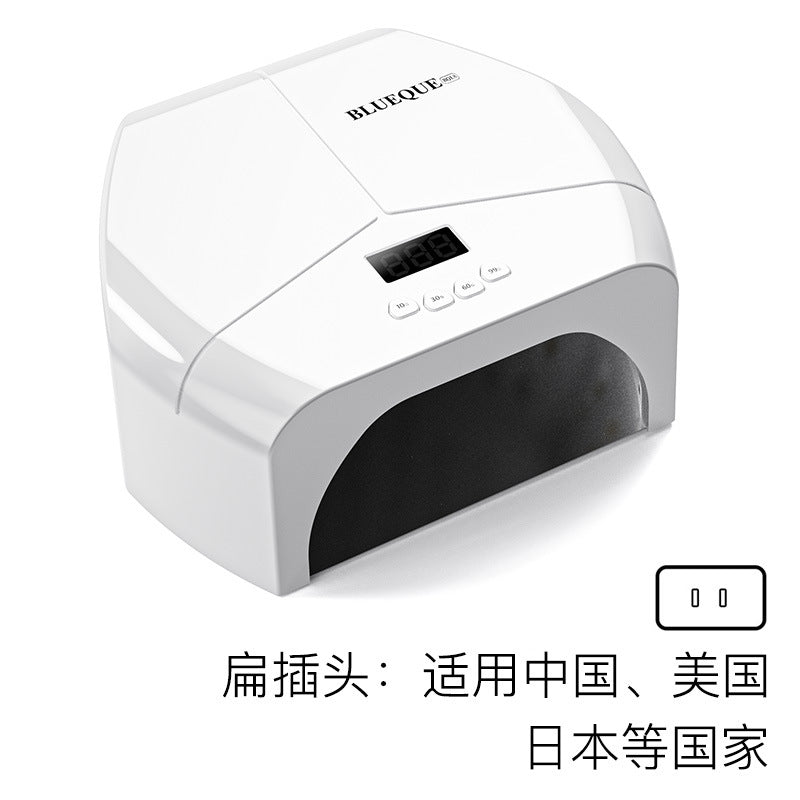 Reflective Stainless Steel Metal Base Plate 72 LED Lamp Beads Nail Lamp Phototherapy Machine UV Nail Polish Gel Curing Lamp Quick-Drying