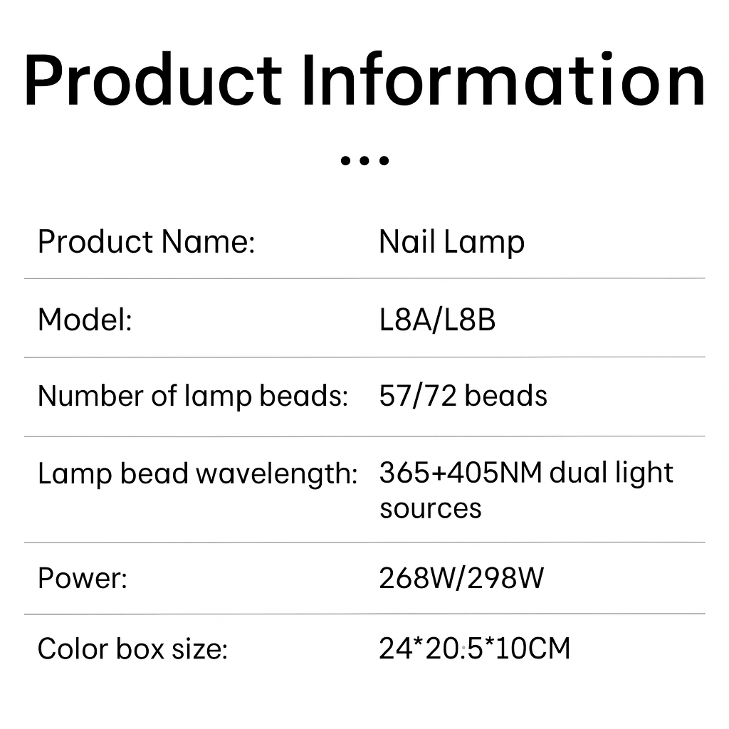 Reflective Stainless Steel Metal Base Plate 72 LED Lamp Beads Nail Lamp Phototherapy Machine UV Nail Polish Gel Curing Lamp Quick-Drying