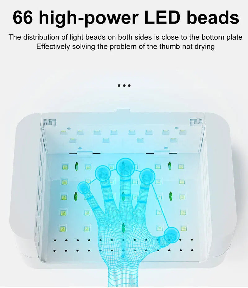 Large Space Nail Lamp Wearable Nail Curing Light