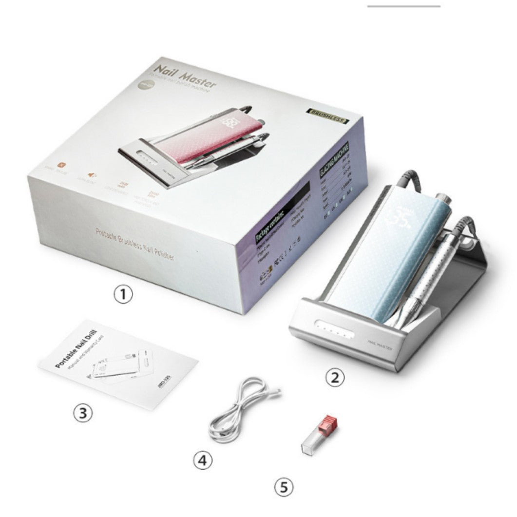 New arrival professional brushless nail drill machine35000Electric Nail Polish Remover and Buffer Tool Set