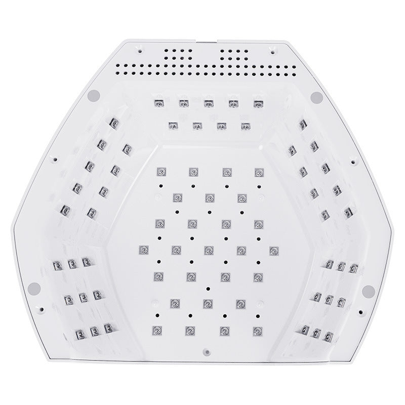 Reflective Stainless Steel Metal Base Plate 72 LED Lamp Beads Nail Lamp Phototherapy Machine UV Nail Polish Gel Curing Lamp Quick-Drying