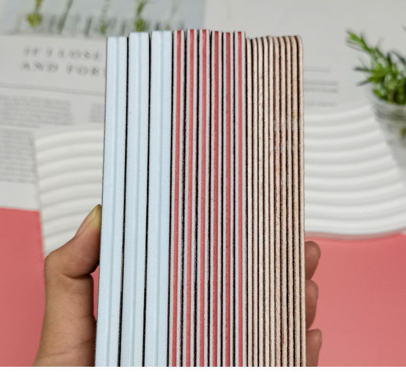 Upgraded Zebra Red High-Quality Professional Nail File for Manicurists Sponge Scrub Shaping Wear-Resistant Ribbing
