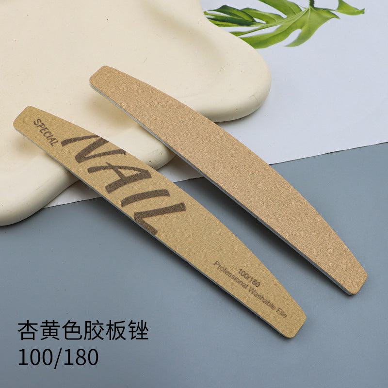 Russian-style High-quality Professional Nail Technician Specialized Nail File Sponge Scrub Double-sided rubbing strips can be washed repeatedly