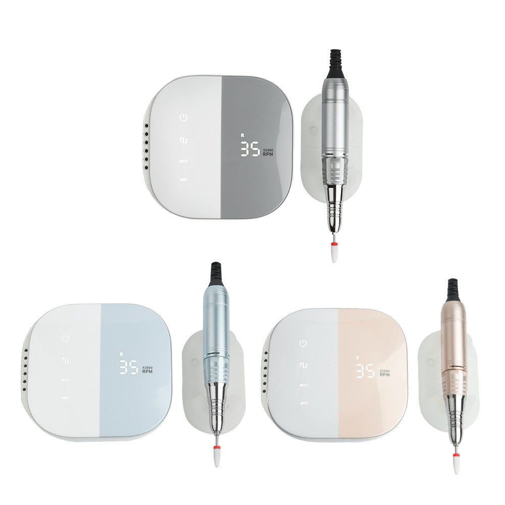 JMD-108 Nail Drill 35000 RPM Polishing Grinding Cuticle Remover Electric Nail File Tool Set