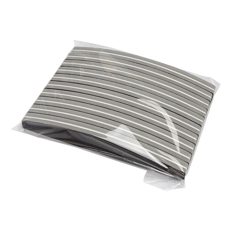 High Quality Nail Art Sponge Sanding Strip Non-Sanding Half-Moon Sponge File Polishing Tool Nail Surface Polishing Tool
