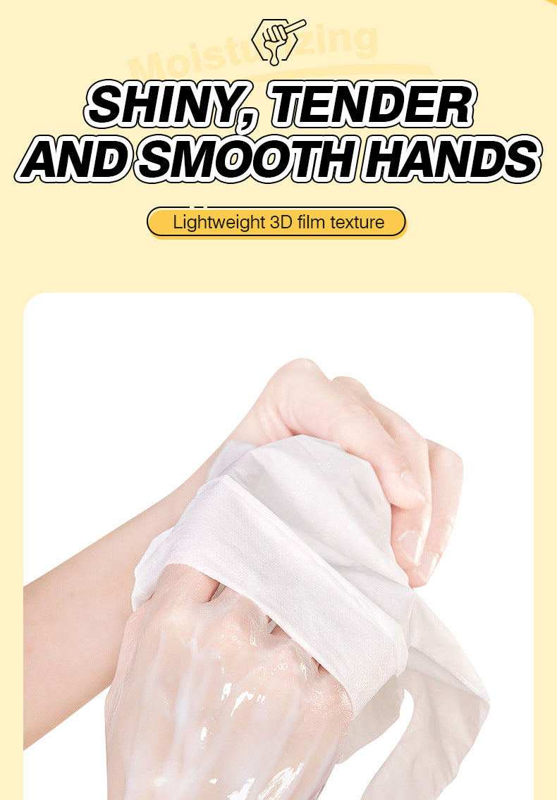 Cross-border In-stock Hand Mask Foot Mask ZOZU Skin Rejuvenation Honey Ginger Nourishing Hand and Foot Care Cross-Border Foreign Trade Factory Direct Sales