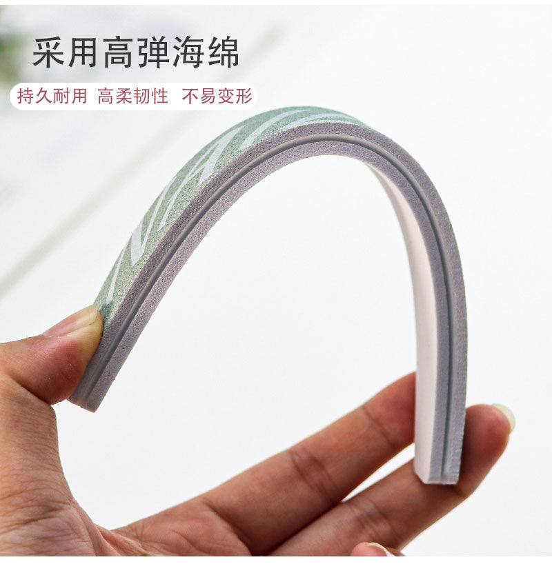 High Quality White Sand Professional Manicurist Nail File Sponge Scrub Polishing strip double-sided nail file washable