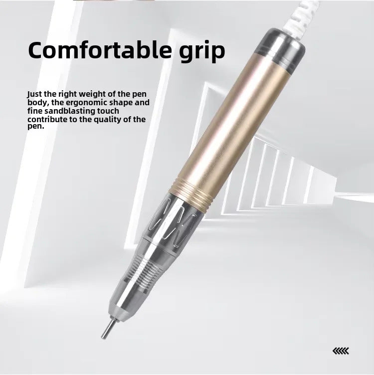 JMD 219 Brushless Nail Drill Portable Back Hanging with Base 35000 RPM Nail Polish Remover