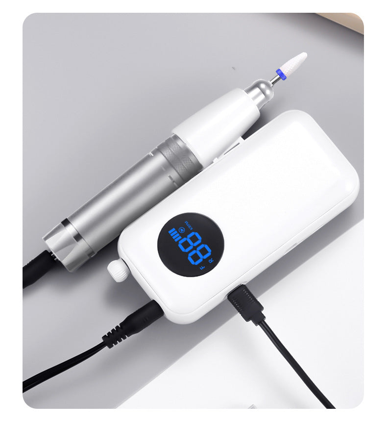 Hot-Selling Portable Nail Drill Long Battery Life Nail File Professional Manicure Machine Rechargeable Nail Drill