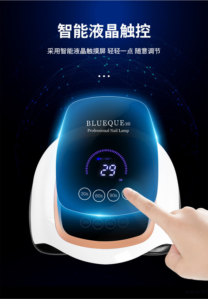 BQ-V3 LCD Display Touch Screen Nail Lamp 168W
