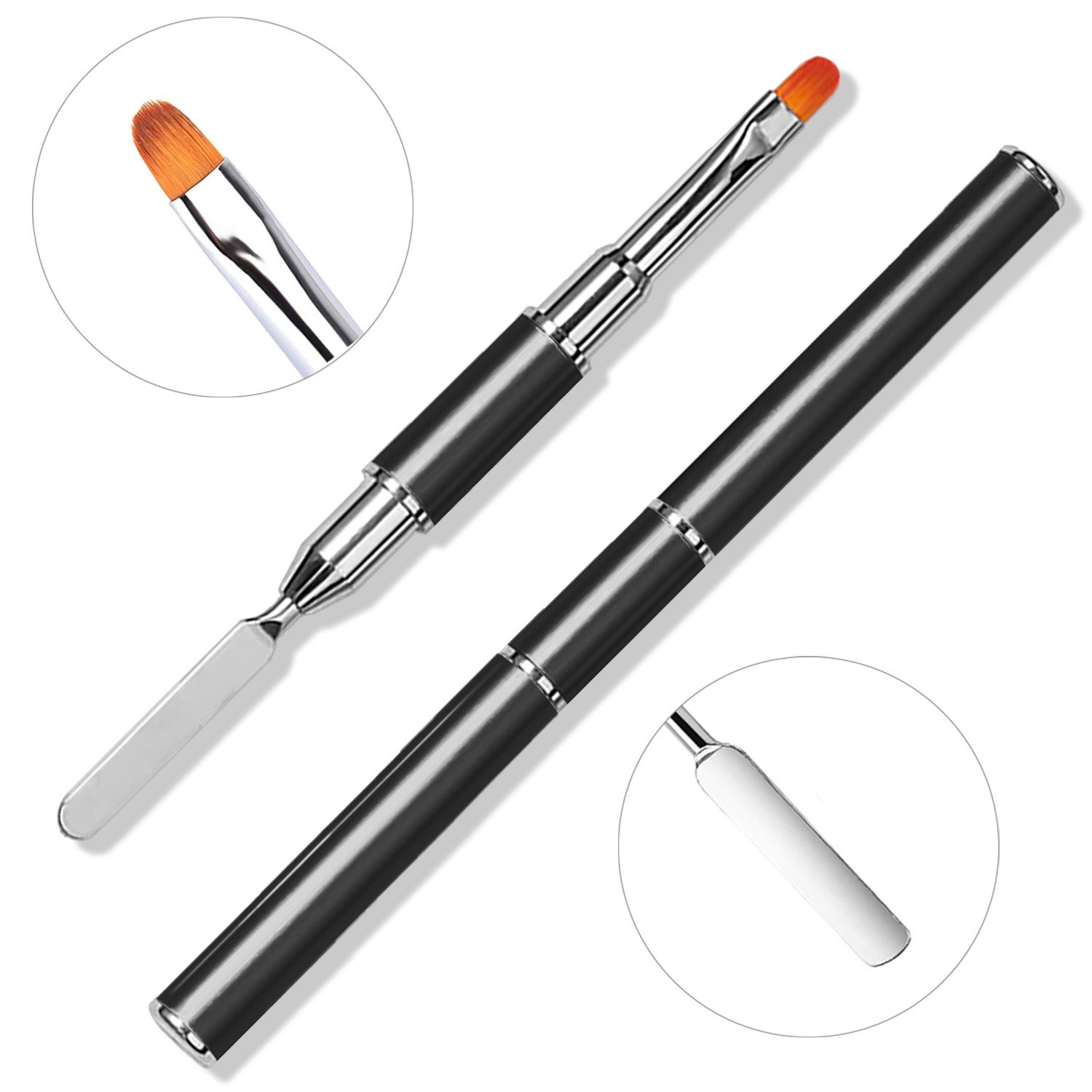 Nail Gel Remover Pen Dual-Head UV Gel Pen Embossing Stick Extension Gel Crystal Gel Pen Dual-Use with Palette Knife Pen Manufacturer