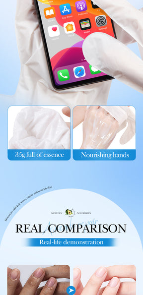 Full English Hand and Foot Mask Series FAYANKOU Vaseline Long Foot Mask Hand Mask Cross-Border Foreign Trade Factory Direct Sales