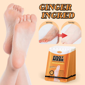 Cross-border In-stock Hand Mask Foot Mask ZOZU Skin Rejuvenation Honey Ginger Nourishing Hand and Foot Care Cross-Border Foreign Trade Factory Direct Sales