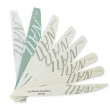 High Quality White Sand Professional Manicurist Nail File Sponge Scrub Polishing strip double-sided nail file washable