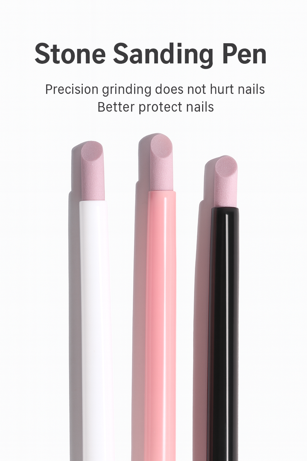 Cuticle Remover Stick Nail Edge Cuticle Remover Finger Nail Tool Grinding Artifact Carving Pen Grinding Sand Quartz Pen