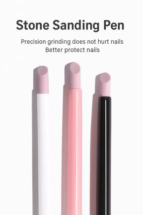 Cuticle Remover Stick Nail Edge Cuticle Remover Finger Nail Tool Grinding Artifact Carving Pen Grinding Sand Quartz Pen