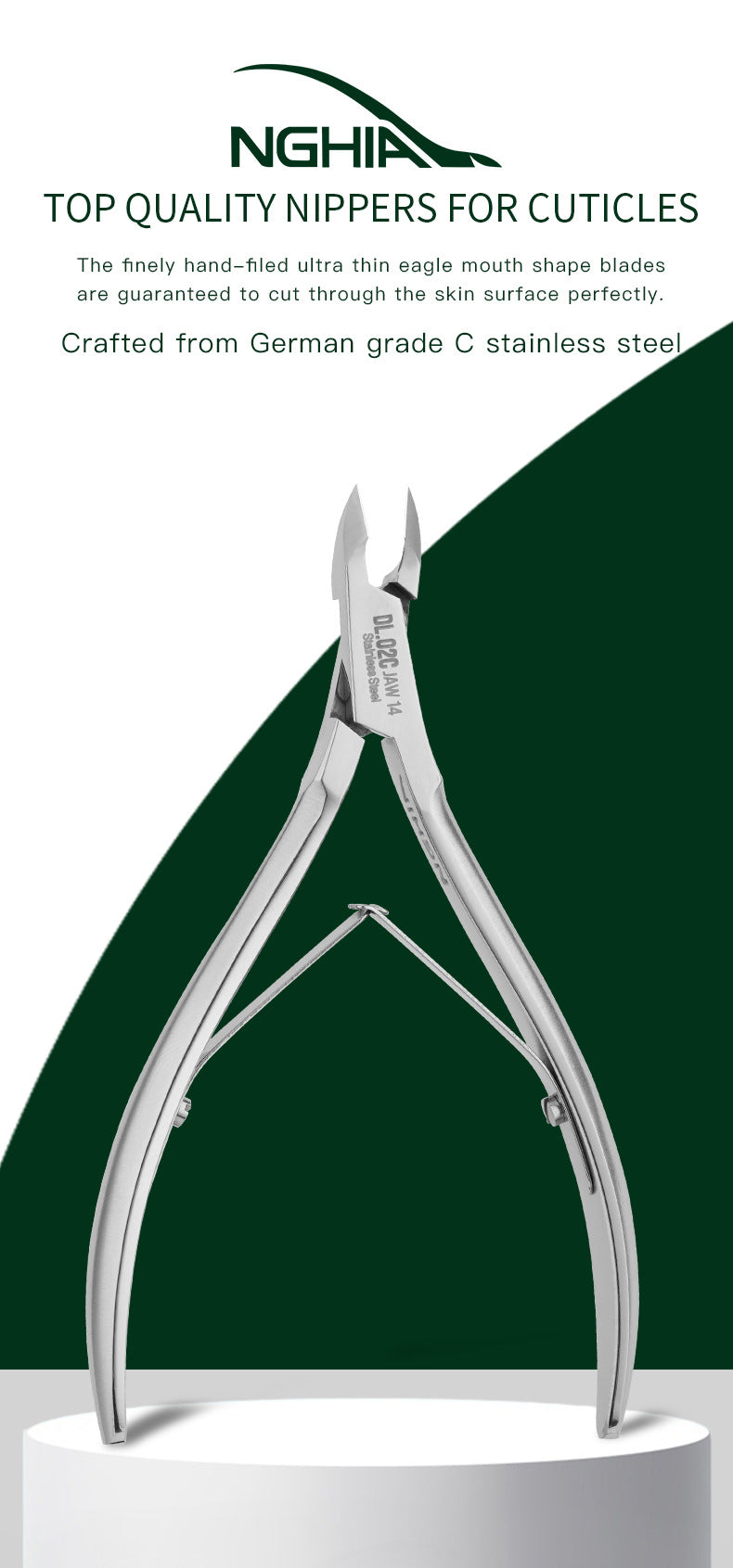 Professional DL-02CNail Nipper Cuticle Cutter Vietnam Nghia