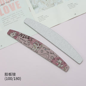 High elasticity high-quality sponge for nail technicians Sponge Scrub Colorful Exquisite Cartoon Cat Nail Art Tools In Stock