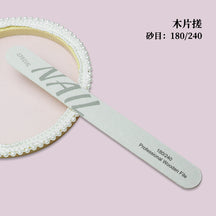 High Quality White Sand Professional Manicurist Nail File Sponge Scrub Polishing strip double-sided nail file washable