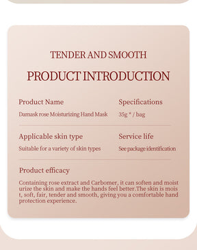 Full English Hand Mask SADOER Rose Lavender Goat Milk Lubricating Hand Mask Cross-Border Foreign Trade Factory Direct Sales