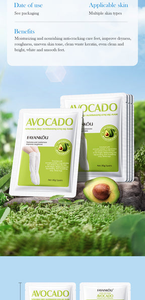 Full English Hand and Foot Mask Series FAYANKOU Vaseline Long Foot Mask Hand Mask Cross-Border Foreign Trade Factory Direct Sales