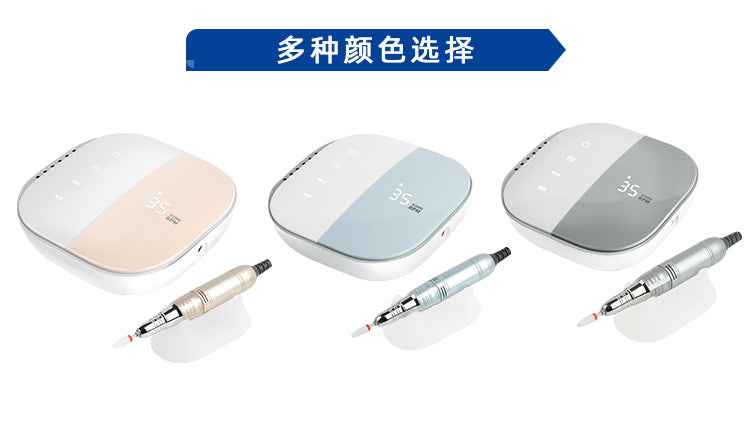 JMD-108 Nail Drill 35000 RPM Polishing Grinding Cuticle Remover Electric Nail File Tool Set