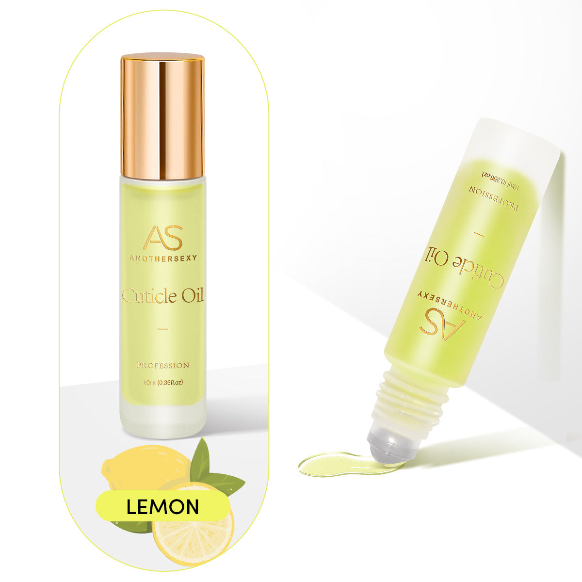 AS Cuticle Oil Nutrient Pen Nail Care Oil Anti-Hangnail Nourishing Nail Edge Nutrient Oil Cuticle Oil Roller Ball10ml