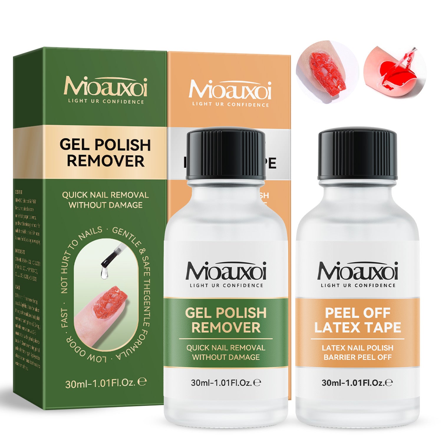 UV Polish Nail Remover Suit Burst Nail Remover Nail Remover Glue Spill-Proof Protector Nail Remover Finger Edge Care