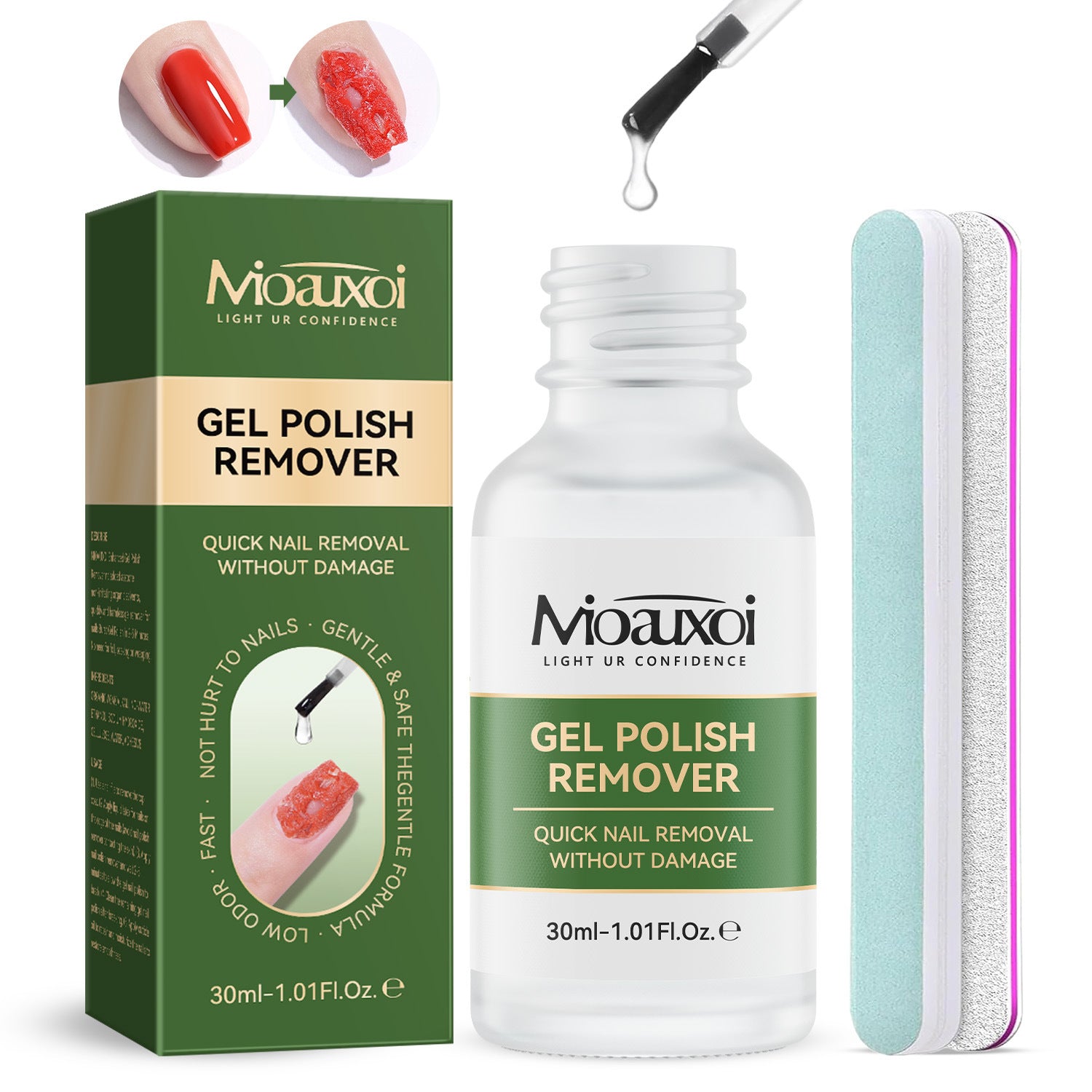 Nail Cuticle Remover Softener Nail Exfoliator Fast Softening Cuticle Nail Care Set