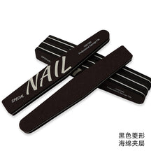 High Quality Nail Art Sponge Sanding Strip Non-Sanding Half-Moon Sponge File Polishing Tool Nail Surface Polishing Tool