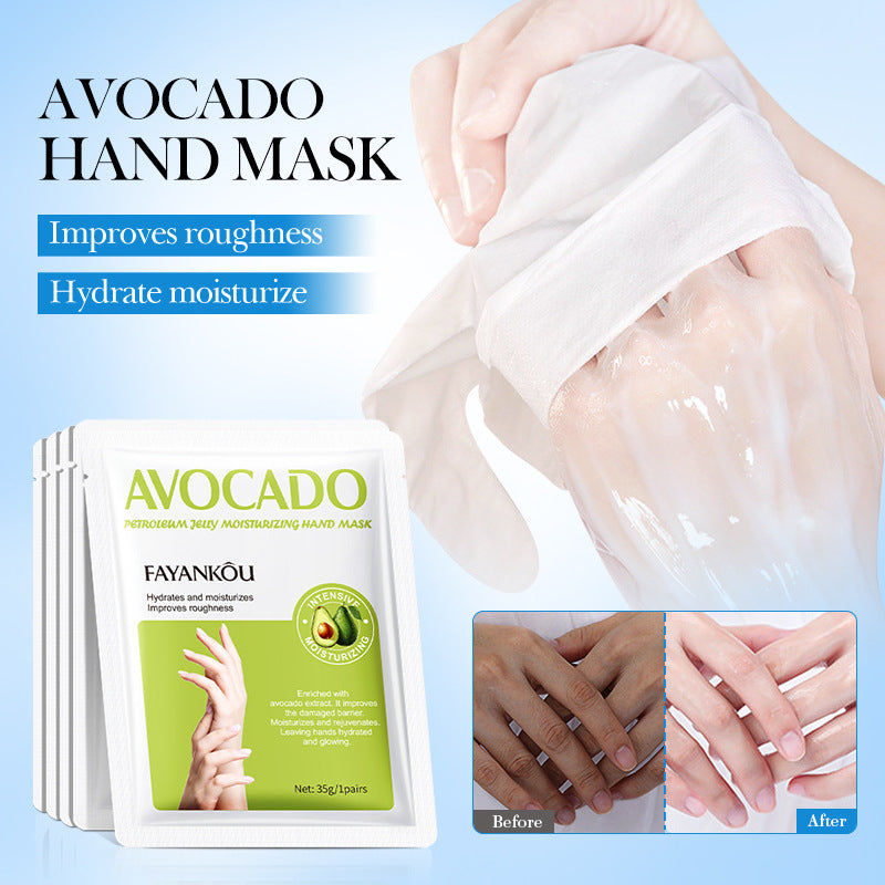 Full English Hand and Foot Mask Series FAYANKOU Vaseline Long Foot Mask Hand Mask Cross-Border Foreign Trade Factory Direct Sales