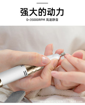 Factory Cross-Border New Model 35000 High Speed Silent Nail Drill Nail Salon Nail Removal Tool